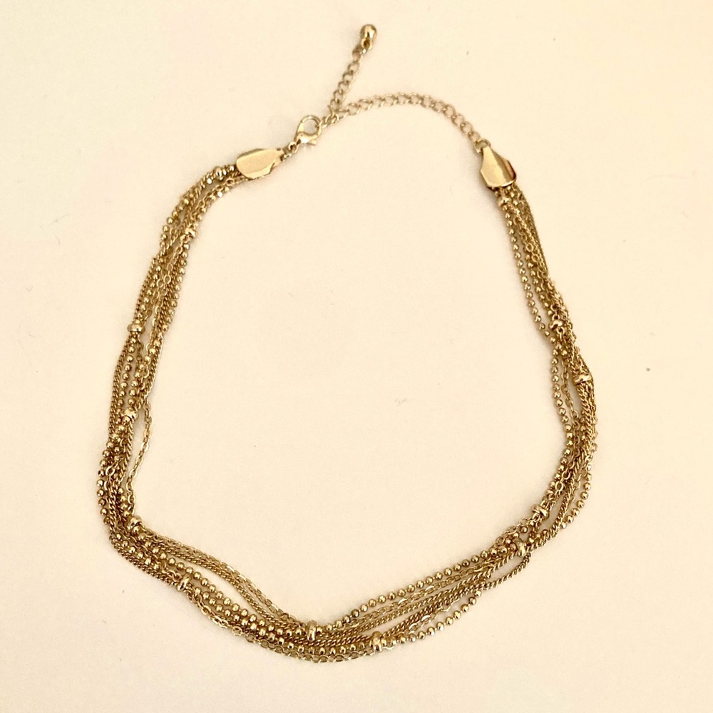 Francesca‘s Golden Choker Necklace